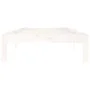 Solid white pine wood bed frame 90x200 cm by vidaXL, Beds and slatted bases - Ref: Foro24-810351, Price: 77,52 €, Discount: %