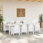 Conjunto de Comedor de Jardín 9 pcs Gris Claro Ratan Polt en Mesas de jardín | Comprar online en Foru.es