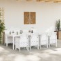 Conjunto de Comedor de Jardín 9 pcs Gris Claro Ratan Polt en Mesas de jardín | Comprar online en Foru.es