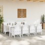Conjunto de Comedor de Jardín 9 pcs Gris Claro Ratan Polt en Mesas de jardín | Comprar online en Foru.es