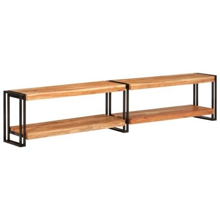 Mueble de TV madera maciza de acacia 200x30x40 cm de vidaXL, Muebles TV - Ref: Foro24-356181, Precio: 164,21 €, Descuento: %