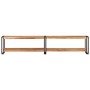 Mueble de TV madera maciza de acacia 200x30x40 cm de vidaXL, Muebles TV - Ref: Foro24-356181, Precio: 164,21 €, Descuento: %