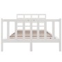 Estructura de cama madera maciza pino blanco 120x190 cm de vidaXL, Camas y somieres - Ref: Foro24-3101319, Precio: 138,55 €, ...