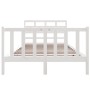 Estructura de cama madera maciza pino blanco 120x190 cm de vidaXL, Camas y somieres - Ref: Foro24-3101319, Precio: 138,55 €, ...