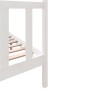 Estructura de cama madera maciza pino blanco 120x190 cm de vidaXL, Camas y somieres - Ref: Foro24-3101319, Precio: 138,55 €, ...