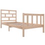 Estructura de cama madera maciza de pino 90x190 cm de vidaXL, Camas y somieres - Ref: Foro24-3101313, Precio: 95,46 €, Descue...