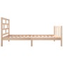 Estructura de cama madera maciza de pino 90x190 cm de vidaXL, Camas y somieres - Ref: Foro24-3101313, Precio: 95,46 €, Descue...