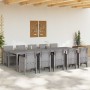 Conjunto de Comedor de Jardín con cojín 11 pcs Gris claro en Mesas de jardín | Comprar online en Foru.es
