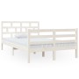 Estructura de cama madera maciza de pino blanco 120x200 cm de vidaXL, Camas y somieres - Ref: Foro24-3101279, Precio: 135,30 ...