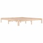 Estructura de cama madera maciza 180x200 cm de vidaXL, Camas y somieres - Ref: Foro24-810380, Precio: 119,10 €, Descuento: %
