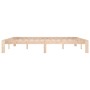 Estructura de cama madera maciza 180x200 cm de vidaXL, Camas y somieres - Ref: Foro24-810380, Precio: 119,10 €, Descuento: %