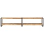 Mueble de TV madera maciza de mango 200x30x40 cm de vidaXL, Muebles TV - Ref: Foro24-356180, Precio: 193,49 €, Descuento: %