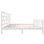 Estructura de cama madera maciza de pino blanco 200x200 cm de vidaXL, Camas y somieres - Ref: Foro24-3101369, Precio: 169,67 ...