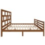 Estructura de cama madera maciza de pino marrón miel 200x200 cm de vidaXL, Camas y somieres - Ref: Foro24-3101306, Precio: 18...