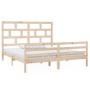 Estructura de cama madera maciza 180x200 cm de vidaXL, Camas y somieres - Ref: Foro24-3101298, Precio: 159,96 €, Descuento: %