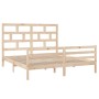 Estructura de cama madera maciza 180x200 cm de vidaXL, Camas y somieres - Ref: Foro24-3101298, Precio: 159,96 €, Descuento: %