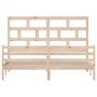 Estructura de cama madera maciza 180x200 cm de vidaXL, Camas y somieres - Ref: Foro24-3101298, Precio: 159,96 €, Descuento: %