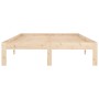 Estructura de cama madera maciza de pino 120x200 cm de vidaXL, Camas y somieres - Ref: Foro24-810360, Precio: 87,34 €, Descue...