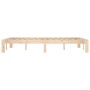 Estructura de cama madera maciza de pino 120x200 cm de vidaXL, Camas y somieres - Ref: Foro24-810360, Precio: 87,34 €, Descue...