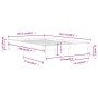 Estructura de cama madera maciza de pino 120x200 cm de vidaXL, Camas y somieres - Ref: Foro24-810360, Precio: 87,34 €, Descue...