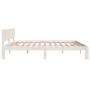 Estructura de cama madera maciza de pino blanco 200x200 cm de vidaXL, Camas y somieres - Ref: Foro24-810516, Precio: 154,53 €...