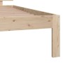 Estructura de cama madera maciza de pino 100x200 cm de vidaXL, Camas y somieres - Ref: Foro24-810485, Precio: 88,20 €, Descue...