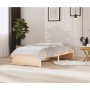Estructura de cama de madera maciza 90x200 cm de vidaXL, Camas y somieres - Ref: Foro24-814934, Precio: 93,47 €, Descuento: %