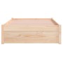 Estructura de cama de madera maciza 90x200 cm de vidaXL, Camas y somieres - Ref: Foro24-814934, Precio: 93,47 €, Descuento: %