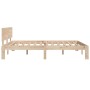 Estructura de cama de madera maciza de pino 140x190 cm de vidaXL, Camas y somieres - Ref: Foro24-810475, Precio: 118,94 €, De...