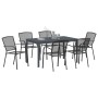 Conjunto de Comedor de Jardín 7 pcs Antracita en Mesas de jardín | Comprar online en Foru.es