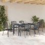 Conjunto de Comedor de Jardín 7 pcs Antracita en Mesas de jardín | Comprar online en Foru.es