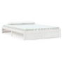 Estructura de cama madera maciza blanca King Size 150x200 cm de vidaXL, Camas y somieres - Ref: Foro24-814955, Precio: 140,26...