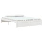 Estructura de cama madera maciza blanca King Size 150x200 cm de vidaXL, Camas y somieres - Ref: Foro24-814955, Precio: 140,26...