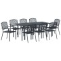 Conjunto de Comedor de Jardín 9 pcs Antracita en Mesas de jardín | Comprar online en Foru.es
