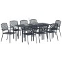Conjunto de Comedor de Jardín 9 pcs Antracita en Mesas de jardín | Comprar online en Foru.es