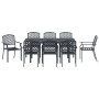 Conjunto de Comedor de Jardín 9 pcs Antracita en Mesas de jardín | Comprar online en Foru.es