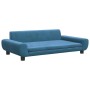 Sofá para niños de terciopelo azul 100x54x33 cm de vidaXL, Mobiliario para bebés y niños pequeños - Ref: Foro24-3196379, Prec...