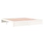 Estructura de cama madera maciza blanco 200x200 cm de vidaXL, Camas y somieres - Ref: Foro24-814970, Precio: 148,89 €, Descue...