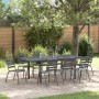 Conjunto de Comedor de Jardín 9 pcs Antracita en Mesas de jardín | Comprar online en Foru.es