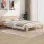 Solid pine wood bed frame 140x200 cm by vidaXL, Beds and slatted bases - Ref: Foro24-810495, Price: 108,26 €, Discount: %