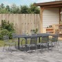 Conjunto de Comedor de Jardín 9 pcs Antracita en Mesas de jardín | Comprar online en Foru.es