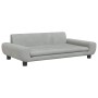 Sofá para niños de terciopelo gris claro 100x54x33 cm de vidaXL, Mobiliario para bebés y niños pequeños - Ref: Foro24-3196380...