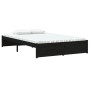 Estructura de cama madera maciza negra 120x190 cm de vidaXL, Camas y somieres - Ref: Foro24-814923, Precio: 135,57 €, Descuen...