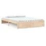 Solid wood bed frame 160x200 cm by vidaXL, Beds and slatted bases - Ref: Foro24-814959, Price: 131,55 €, Discount: %
