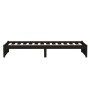 Estructura de cama individual madera maciza negra 90x190 cm de vidaXL, Camas y somieres - Ref: Foro24-814918, Precio: 110,11 ...