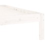 Estructura de cama madera maciza de pino blanco 120x200 cm de vidaXL, Camas y somieres - Ref: Foro24-810361, Precio: 102,77 €...