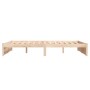 Estructura de cama madera maciza 140x200 cm de vidaXL, Camas y somieres - Ref: Foro24-814949, Precio: 118,02 €, Descuento: %