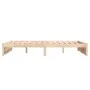 Solid wood bed frame 140x200 cm by vidaXL, Beds and slatted bases - Ref: Foro24-814949, Price: 116,39 €, Discount: %