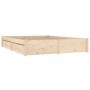 Estructura de cama con cajones 140x190 cm de vidaXL, Camas y somieres - Ref: Foro24-3103503, Precio: 200,58 €, Descuento: %