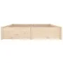 Estructura de cama con cajones 140x190 cm de vidaXL, Camas y somieres - Ref: Foro24-3103503, Precio: 198,05 €, Descuento: %